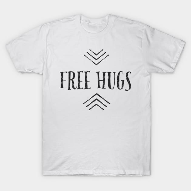 Free hugs T-Shirt by Bakr